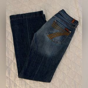 7 for all mankind dojo flare wide